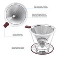 thumbnail image 2 of Goteador de café HAPYHOOM de acero inoxidable, reutilizable para 1-2 tazas, 2 of 6