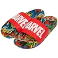 thumbnail image 2 of Marvel Red Label with Comic Scene Sandal Slides-Large (10/11), 2 of 3