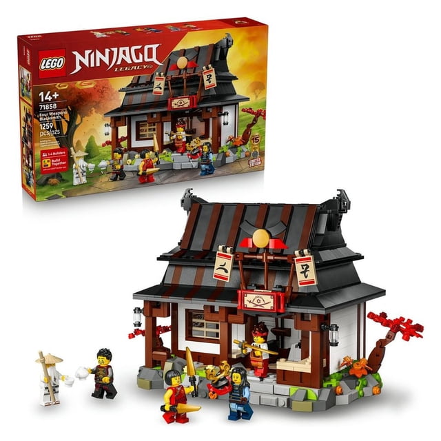 Set LEGO NINJAGO Herrería Cuatro Armas 15 Aniversario 71858