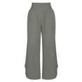 thumbnail image 3 of WILLBEST Pantalones Casuales de Verano para Mujer, Holgados, Recortados, para Yoga, Capri, Pierna Ancha, Palazzo, con Bolsillos, para Salidas, Deportes, Comidas, Cómodos Y Transpirables. Mediana, 3 of 3