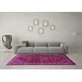 thumbnail image 3 of Ahgly Company Indoor Round Persian Pink Traditional Area Rugs, 5' Round, 3 of 4