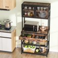 thumbnail image 5 of Tribesigns Kitchen Bakers Rack, Microwave Oven Stand with Storage Shelves Cabinet and Drawer, Bakers Racks for Kitchens with Storage Hutch, Kitchen Storage Shelf Organizer Rack for Dinning Room, 5 of 7