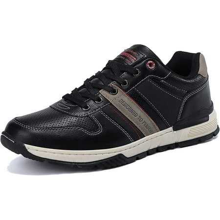 

Arrigo Bello Men s Casual Court Sneakers Fashion Walking Shoes Black Size 10.5