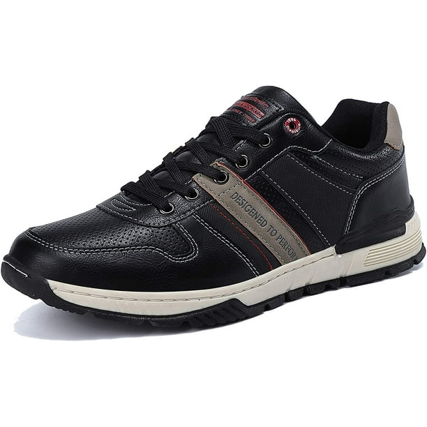 Arrigo Bello Men's Casual Court Sneakers Fashion Walking Shoes Black ...