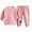 Hot Pink, variant on ITSAME Girls Outfit 2-Piece Fleece-Lined Crewneck Long Sleeve Pullover and Pants Warm Sleepwear Set Size 7