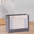thumbnail image 4 of Two In One Pen Holders, 2025 Desk Calendar, Multifunctional Desk Storage Box, Stylish Organizer, Plastic Material, Monthly Calendar, Photo Frame, For Home Office, 4 of 6