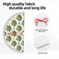 thumbnail image 7 of Christmas Tree Skirt, Sloth Sitting Tropical Leaves Christmas Tree Decorations Indoor, Tree Skirts Mat With Tassel Trim for Halloween New Year Holiday Christmas Party Decor 30 Inches, 7 of 7