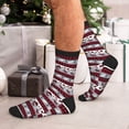 thumbnail image 7 of KLL Buffalo Plaid Forest Print Cool Socks Men's Women's Crew Socks Funny Crazy Novelty Stockings, 7 of 7