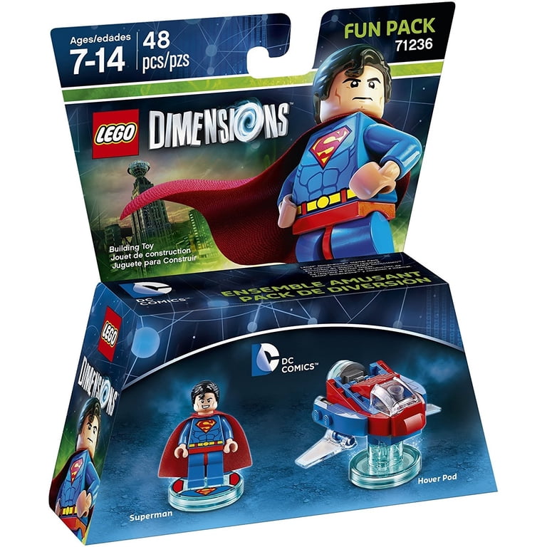 Warner Bros Superman DC Fun Pack, Includes Figure and Hoverpod, 48