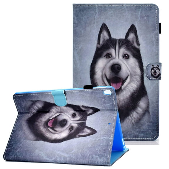 Allytech iPad Air 3 Case 2019 10.5" iPad Pro 10.5 Case Cover 2017, Smart Slim Kickstand Shell Magnetic Auto Sleep/Wake Sleeve with Pen Holder Cover for Apple iPad Air 3rd Gen/iPad Pro 10.5,Wolf