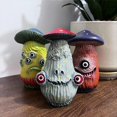 thumbnail image 4 of Escultura de Seta de Calavera de Halloween, Artesanías de Resina, Decoración de Escritorio de Oficina y Jardín para el Hogar A, 4 of 5