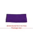 thumbnail image 3 of Minnieouse Lazos para el cabello de moda, diadema de de cara de algodón sólido, diademas universales multicolores para el cuidado de la Type2 NO2, 3 of 6