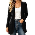 thumbnail image 5 of Enjoytime Lightweight Cardigans for Women Long Sleeve Open Front Cardigan Sweater Solid Casual Soft Fall Clothes, 5 of 8