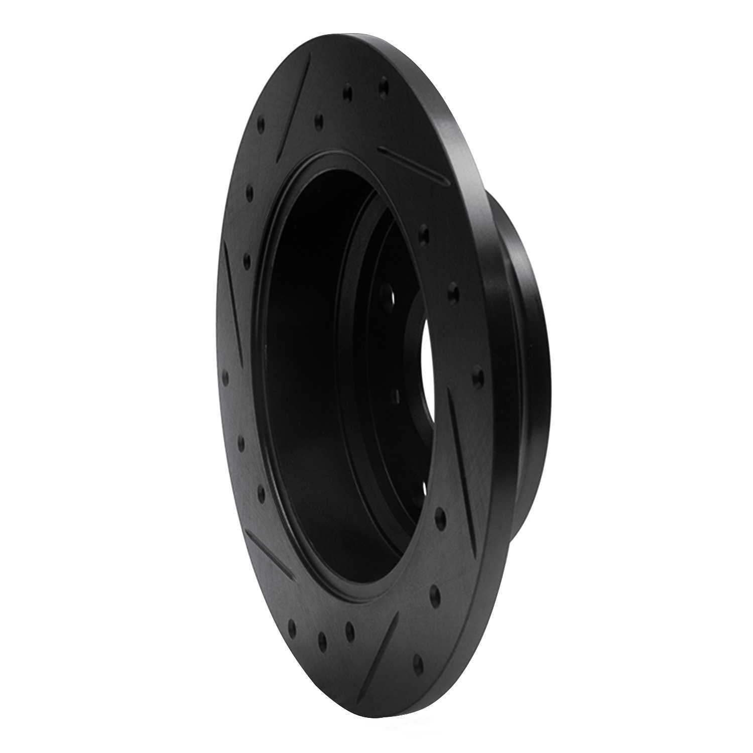 Dynamic Friction Company 633-58002R DFC Brake Rotor - Drilled And Slotted - Black
