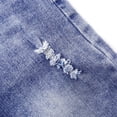 thumbnail image 6 of KIDSCOOL Toddler Denim Jeans Unisex Kids Slim Straight Pants Casual Trousers,Light Blue,4-5 Years, 6 of 6