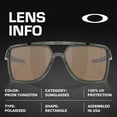 thumbnail image 4 of Oakley OO9147 Castel Rectangle Shaped Polarized Sunglasses for Men - Includes Official Eyewear Kit - Olive Ink Frame with Prizm Tungsten Lens, 4 of 6