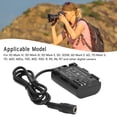 thumbnail image 3 of E6N Dummy Battery, Fast  Widely Compatible Dummy Battery DC Coupler With  Adapter For Outdoor Shooting, 3 of 8