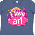 thumbnail image 4 of Inktastic Artist I Love Art Girls Toddler T-Shirt, 4 of 5