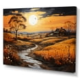 thumbnail image 2 of Designart "Countryside Bucolic Sunrise Collage I" Landscapes Canvas Wall Art, 2 of 5