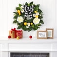 thumbnail image 6 of Yesfashion Lemon Wreath, 20IN Summer Wreaths for Front Door Wreath for Indoor Outdoor Wall Window Door Home Decor, 6 of 7