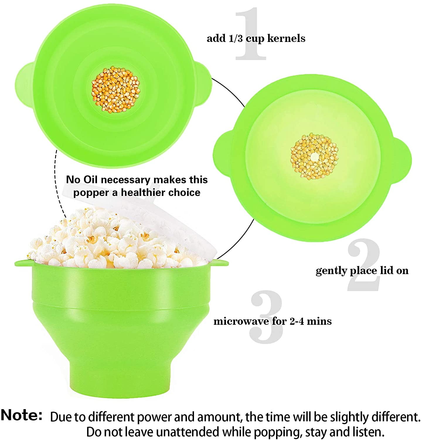 TravelTopp™ Silicone Popcorn Popper
