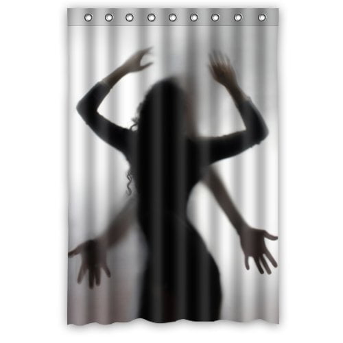 Odecor Y Woman And Men, Silhouette Shower Curtain