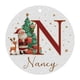 thumbnail image 2 of Adornos navideños, 26 letras, adornos colgantes para árbol de Navidad, adornos navideños personalizados, adornos navideños DIY, decoración navideña, decoración colgante para árbol de Navidad, artículo, 2 of 5