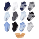 thumbnail image 1 of Calcetines  Belug  Antiderrapantes Para Niños Calcetas Bebé 12 Pares Azul  Blanco Negro, 1 of 5