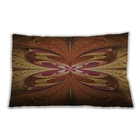 Ahgly Company Indoor Rectangular Contemporary Lumbar Throw Pillow, 13 inch by 19 inch