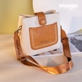 thumbnail image 4 of Wrangler by Montana West Women's Multicolor Vintage Crossbody Handbag, A- Brown, 4 of 6