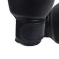 thumbnail image 3 of Boxing Gloves Kick Boxing Leather Sparring Heavy Bag Workout MMA Gloves Adult and Children, Black Adult, 3 of 5