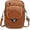 Brown, variant on Kukuzhu Square Small Satchel Womens Cell Phone Crossbody Bag Mens Rivet Clutch Purses Handbag Retro Shoulder Bag