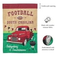 thumbnail image 2 of Magnolia Gardens M011617 13 x 18 in. Football In South Carolina Garnet & Black Burlap Garden Flag, 2 of 2