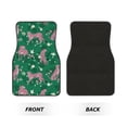 thumbnail image 2 of Yiaed Tropical Leopard Print Carpet Floor Mats for Cars, Auto Accessories Front & Rear Car Floor Mats Car Floor Foot Mat Sets of 4 Pieces, 2 of 7