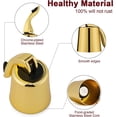 thumbnail image 2 of BETTFOR Wine Stoppers for Wine Bottles with Stainless Steel Vacuum Wine Bottle Stopper with Silicone Reusable Wine Corks, Leak proof Keep Fresh Suitable for Red&White Bottle (Gold, 2 Pack), 2 of 7