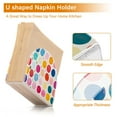 thumbnail image 5 of Yayeee Napkin Holder for Table Kitchen Paper Tissue Organization, Colorful Circles, 5 of 8