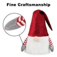 thumbnail image 4 of 24-Inch Gnome Christmas Tree Topper, Santa Hat for Xmas Tree, Festive Holiday Winter Decor, 4 of 9