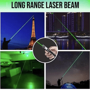 Rechargeable Green Laser Pointer High Powered 10,000 Feet Long Range Laser Beam Camping, Cat, Tactical