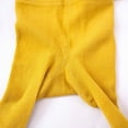 thumbnail image 6 of Zwiiyzr Infant Baby Girl Boy Ribbed Leggings Suspender Pants Overalls 6 Months-4 Years Toddlers High Waist Knit Tights Pantyhose Socks Winter Warm Stockings Yellow, 6 of 7