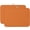Orange, variant on Dish Drying Mat for Kitchen Counter,Solid Art Minimalist Pure Black Absorbent Microfiber Drainer Rack Pad Plain Single Dark Color Quick Dry Mat for Sinks Dishes Utensils 16x18in,1 Pack