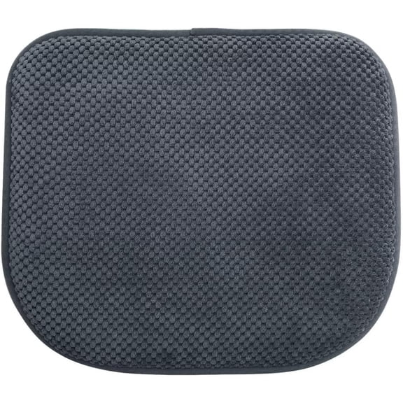 Grey Foam Seat Cushions Kitchen Chairs Pads for Dining Chairs Non Slip Office Seat Cushions Washable U Shaped Soft Thick Large Metal Wooden Chair Cushions,17" x 15"