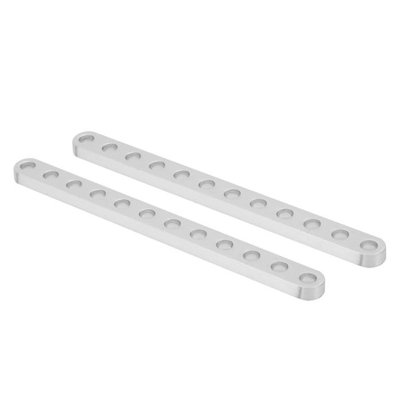 Aluminum Extrusion Aluminum Flat Beam 2Pcs Aluminum Extrusion Flat Beam 12 Holes Robot Accessories 4x8mm 3102-0012-0096