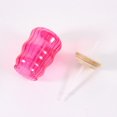 thumbnail image 5 of 18 fl oz Mainstays Glass Ribbed Pink Sipper, 5 of 5