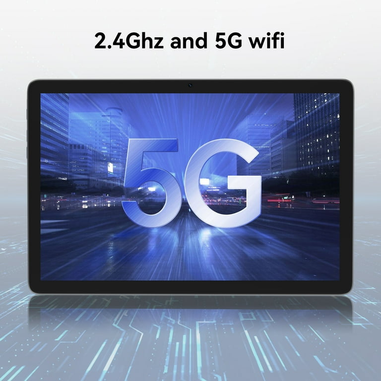 10.1-inch Android 12 Tablet, 5G WiFi, Octa-Core, 4GB Ram