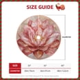 thumbnail image 2 of Daiia Pink Lotus Drawing Merry Christmas Tree Skirt , Xmas Large Lace-up Tree Skirt, Santa Snowflakes Rustic Home Decorations New Year Party Farmhouse Decor-48", 2 of 6