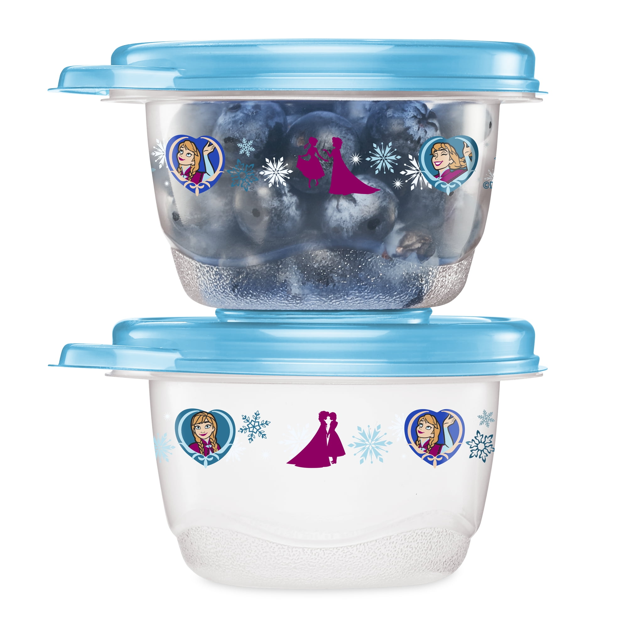 Glad Food Storage Containers - Disney Frozen Mini Round Containers