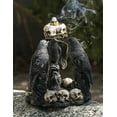 thumbnail image 2 of Ebros Wicca Celtic Triquetra Wheel Of The Year Desktop Sculpture - Pagan Calendar Stand 2 of 12