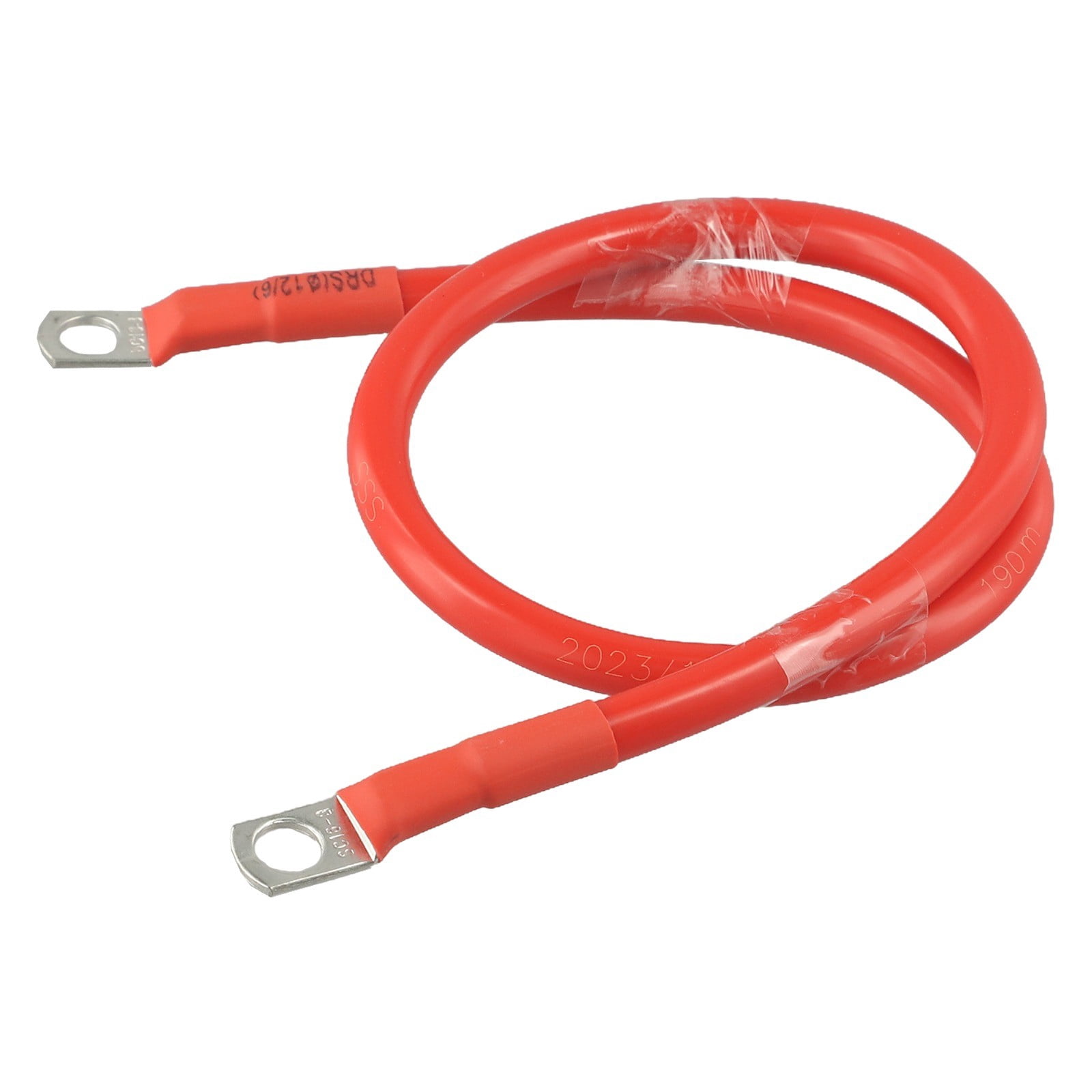 Battery Inverter Cable Set With Terminals 8/6Awg Strand Copper Cord Solar Power