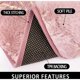 thumbnail image 4 of Alfombra de baño de mármol de 50 x 80 cm, antideslizante, color rosa, alfombra de baño ultra suave, lavable, alfombra de baño, alfombra absorbente de agua, alfombra de ducha, decoración para cocina,, 4 of 5