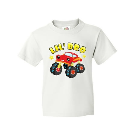 Inktastic Monster Truck Little Bro Youth T-Shirt